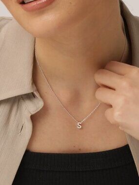 Ana Luisa - Silver Initial Necklace